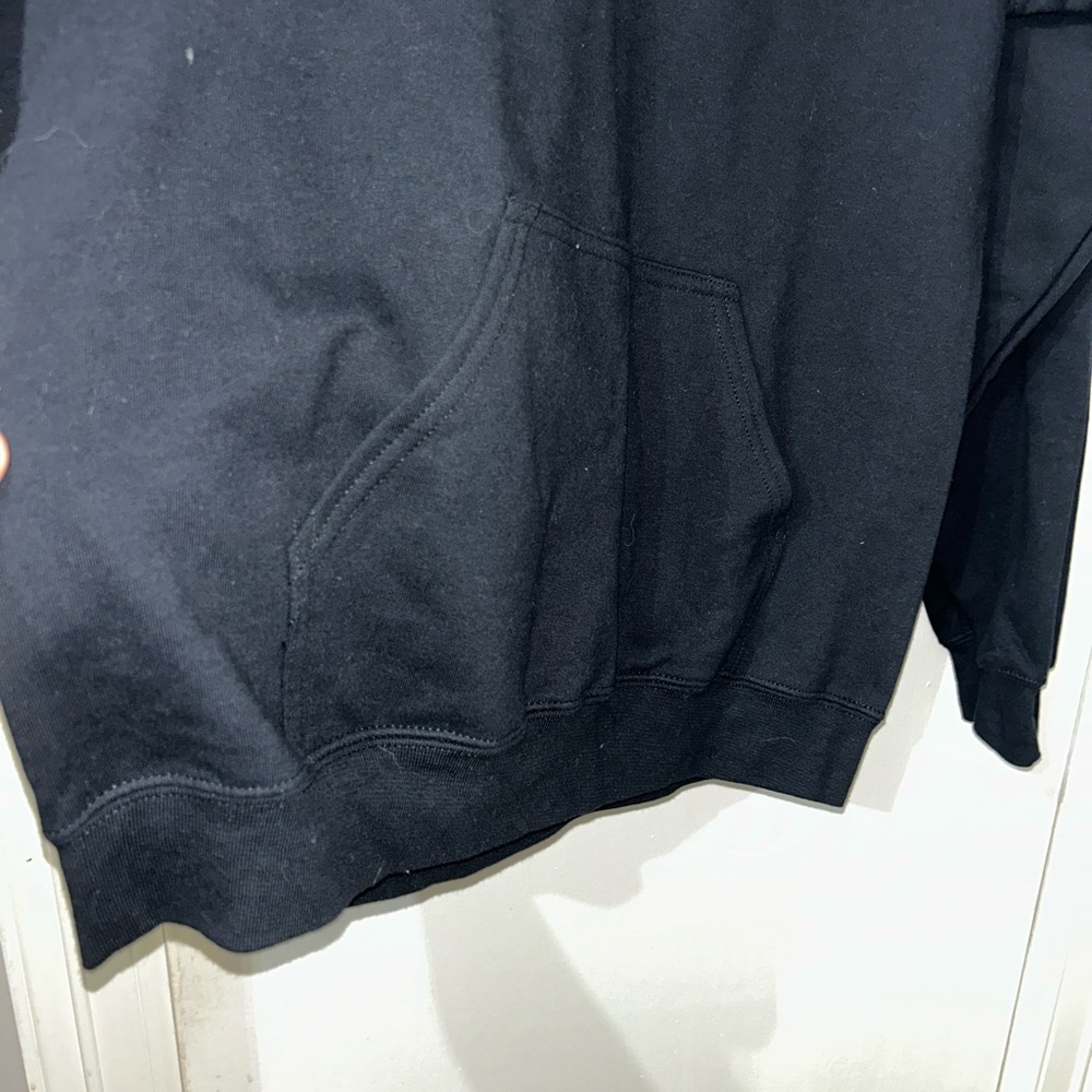 Black Graphic Hoodie- tennis- never used no tags - Picture 4 of 6